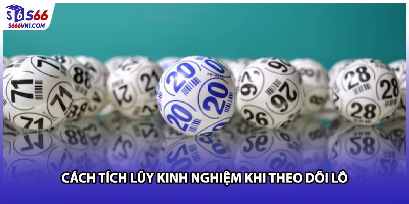 Cách tích lũy kinh nghiệm khi theo dõi lô
